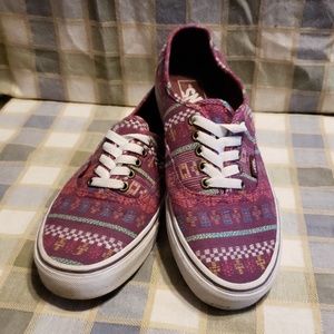 Vans Off The Wall Casual Shoe Purple Sneaker